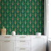 Modern Wallpaper Green Art Deco 143214 additionalThumb 8