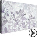 Canvas Delicate Ivy (1-piece) - landscape in gray-toned leaves 143814 additionalThumb 6