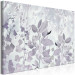 Canvas Delicate Ivy (1-piece) - landscape in gray-toned leaves 143814 additionalThumb 2