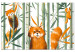 Canvas Cheerful Red Pandas (3-piece) - animals and plants for children 144514