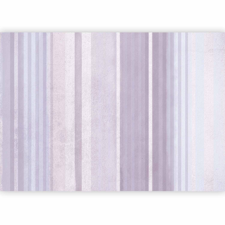 Photo Wallpaper Vertical geometric symmetrical stripes - shades of purple and blue 144714 additionalImage 1
