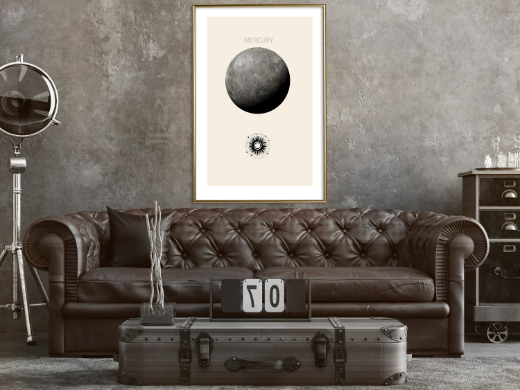 Wall Poster Silver Mercury - The Smallest of the Planets of the Solar System 146314 additionalImage 13