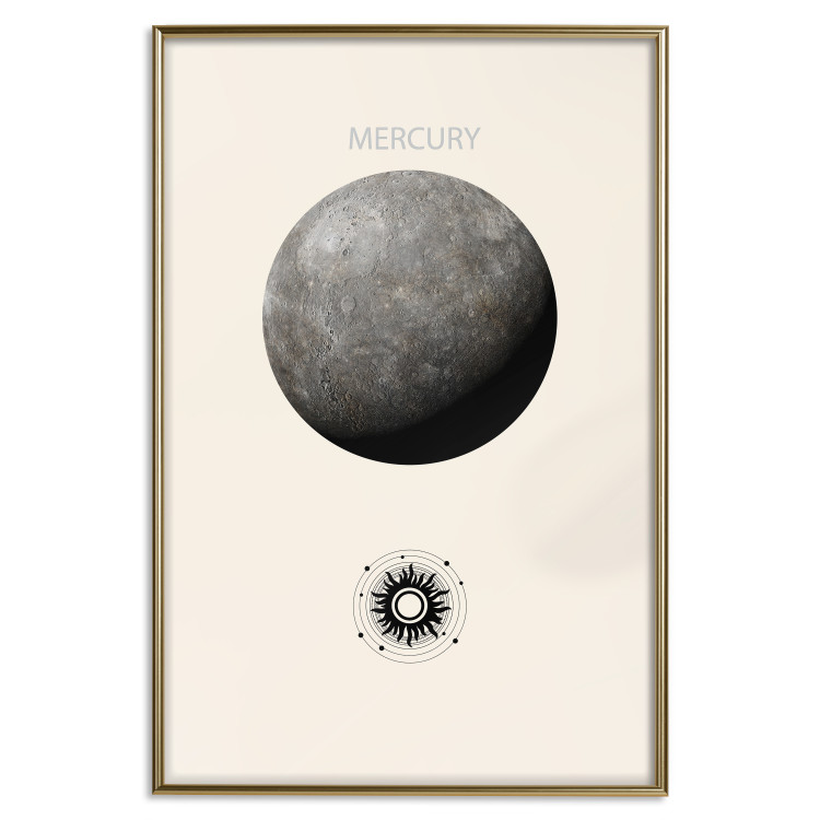 Wall Poster Silver Mercury - The Smallest of the Planets of the Solar System 146314 additionalImage 17