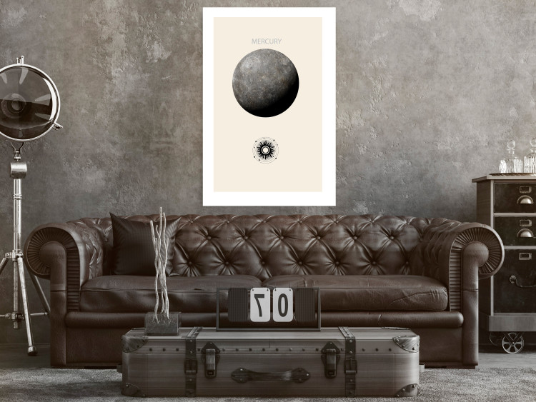 Wall Poster Silver Mercury - The Smallest of the Planets of the Solar System 146314 additionalImage 12