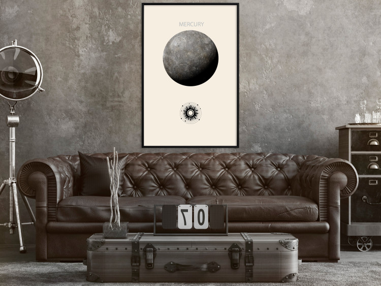 Wall Poster Silver Mercury - The Smallest of the Planets of the Solar System 146314 additionalImage 11