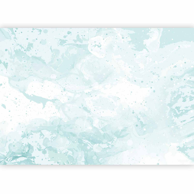 Wall Mural Snow Composition - Ice and Snow Background in a Shade of Pastel Turquoise 149214 additionalImage 1