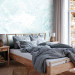 Wall Mural Snow Composition - Ice and Snow Background in a Shade of Pastel Turquoise 149214 additionalThumb 2