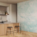 Wall Mural Snow Composition - Ice and Snow Background in a Shade of Pastel Turquoise 149214 additionalThumb 7