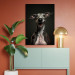 Canvas AI Greyhound Dog - Portrait of a Wide Smiling Animal - Vertical 150214 additionalThumb 3