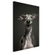 Canvas AI Greyhound Dog - Portrait of a Wide Smiling Animal - Vertical 150214 additionalThumb 2