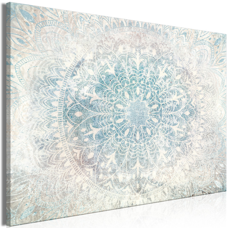 Large canvas print Mandala - Bright Ornament in Cool Colors on a White Background [Large Format] 151014 additionalImage 3