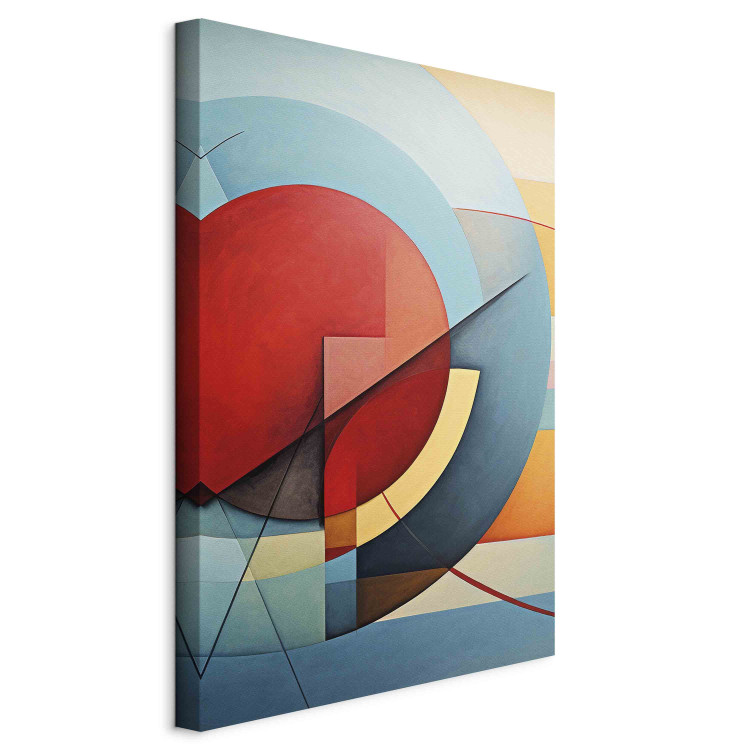 Large canvas print Deconstruction of circles - a geometric composition in the style of Kandinsky [Large Format] 151114 additionalImage 3
