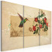 Canvas Hummingbird and roses 55714 additionalThumb 2