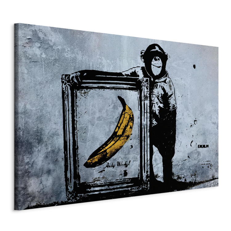Canvas Art Print Inspired by Banksy 58914 additionalImage 2