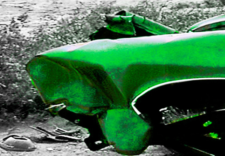 Canvas Green retro car at Colorado Desert 59014 additionalImage 5