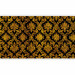 Photo Wallpaper Golden age - regular ornaments in baroque style on a black background 89814 additionalThumb 5