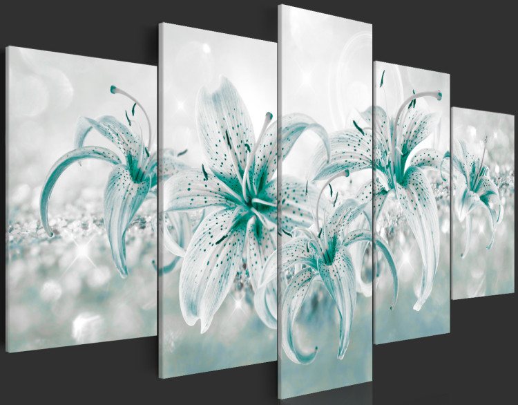 Print On Glass Sapphire Lilies [Glass] 92514 additionalImage 6