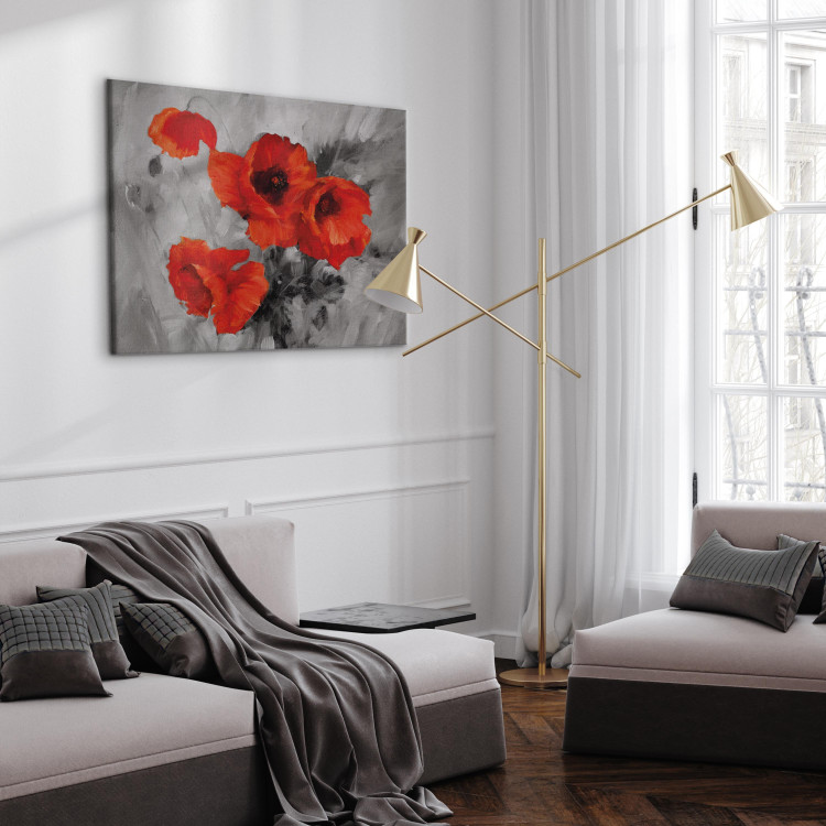 Canvas Print Steel Poppies  95014 additionalImage 4