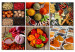 Canvas Print Colorful Kitchen - Still Life with Bell Pepper and Kitchen Spices 98114