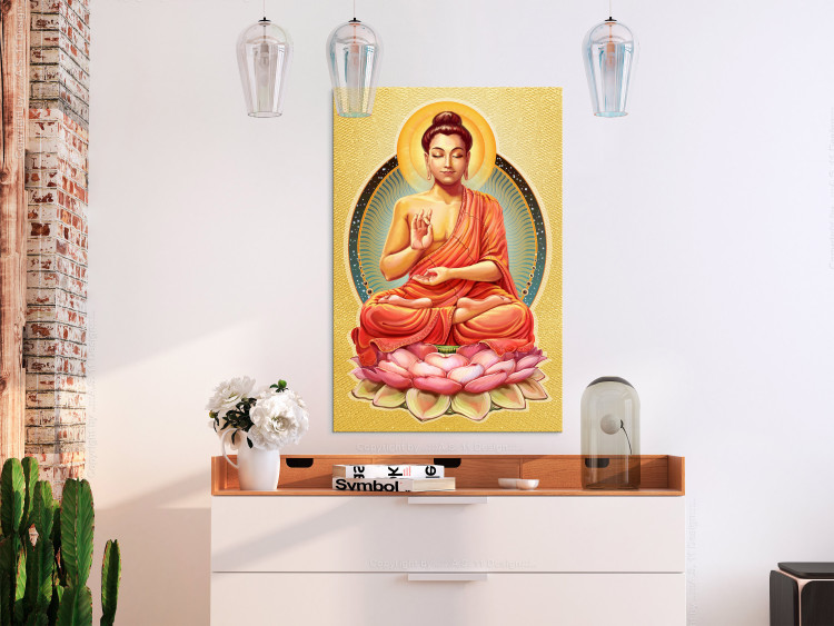 Canvas Print Peace of Buddha (1 Part) Vertical 108224 additionalImage 3