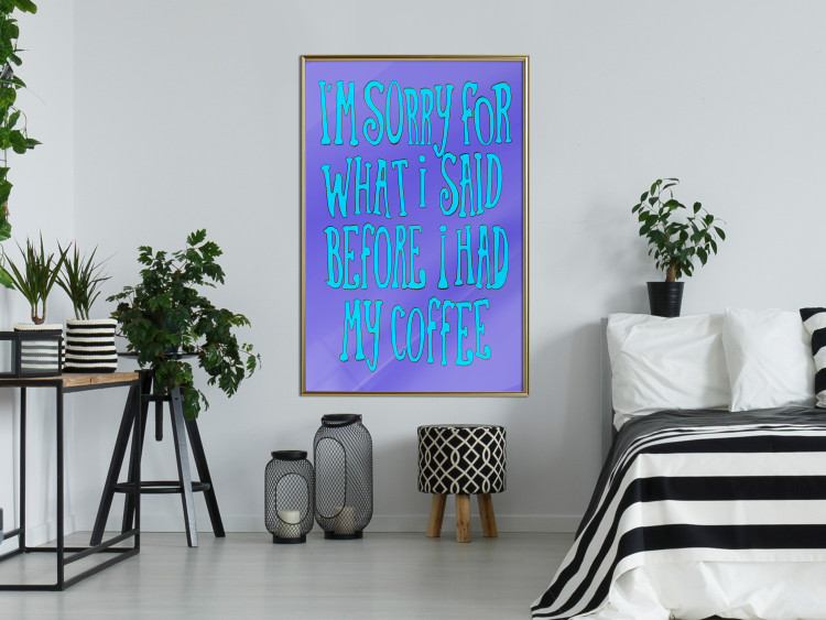 Poster I'm sorry for what I said - English texts on a purple background 116424 additionalImage 5