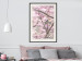 Wall Poster Robin on Tree - small bird among branches and pink apple blossoms 116724 additionalThumb 22