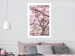 Wall Poster Robin on Tree - small bird among branches and pink apple blossoms 116724 additionalThumb 4