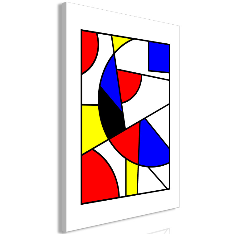 Canvas Print Modernist Burst of Colors (1-part) - Geometry in Vibrant Hues 117424 additionalImage 2