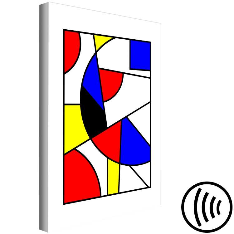 Canvas Print Modernist Burst of Colors (1-part) - Geometry in Vibrant Hues 117424 additionalImage 6
