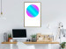 Poster Gradient in a Circle - geometric multicolored composition on white background 117624 additionalThumb 7