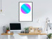 Poster Gradient in a Circle - geometric multicolored composition on white background 117624 additionalThumb 5