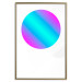Poster Gradient in a Circle - geometric multicolored composition on white background 117624 additionalThumb 20