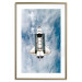 Poster Space Shuttle - white space shuttle against a backdrop of clouds and oceans 123524 additionalThumb 16