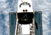 Poster Space Shuttle - white space shuttle against a backdrop of clouds and oceans 123524 additionalThumb 9
