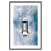Poster Space Shuttle - white space shuttle against a backdrop of clouds and oceans 123524 additionalThumb 15