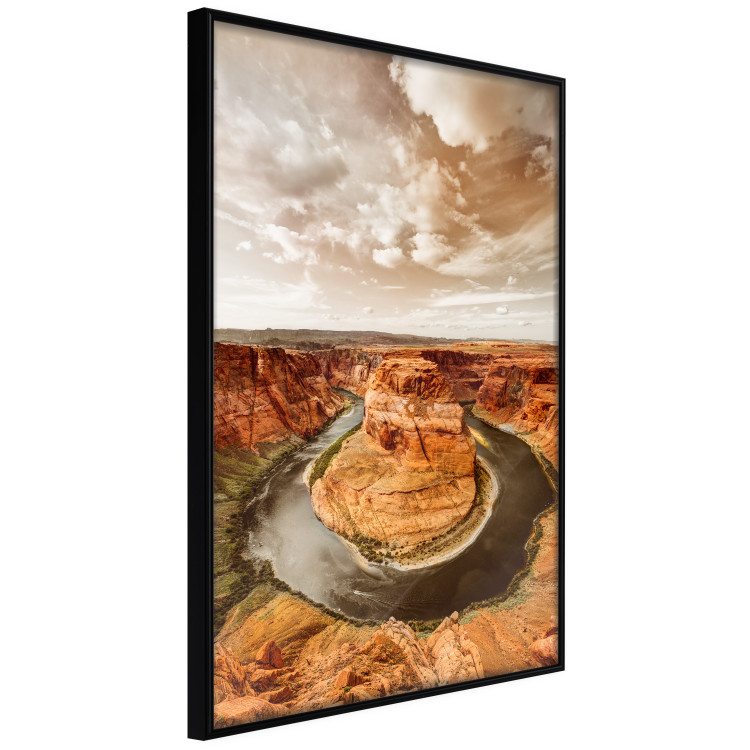Poster Rustic Landscape - landscape of orange rocks against sky 123824 additionalImage 10