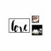 Gallery wall Love 124924 additionalThumb 1