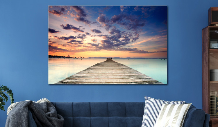 Large canvas print Pier on the Caribbean [Large Format] 128724 additionalImage 6