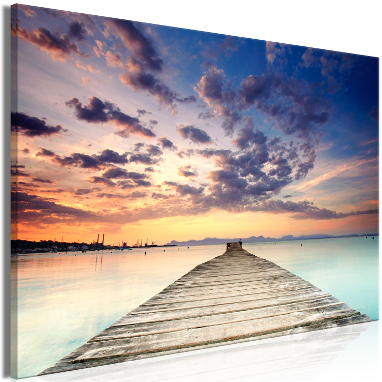 Large canvas print Pier on the Caribbean [Large Format] 128724 additionalImage 3