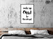 Poster Wake up and Be Awesome - black and white composition with English text 128924 additionalThumb 18