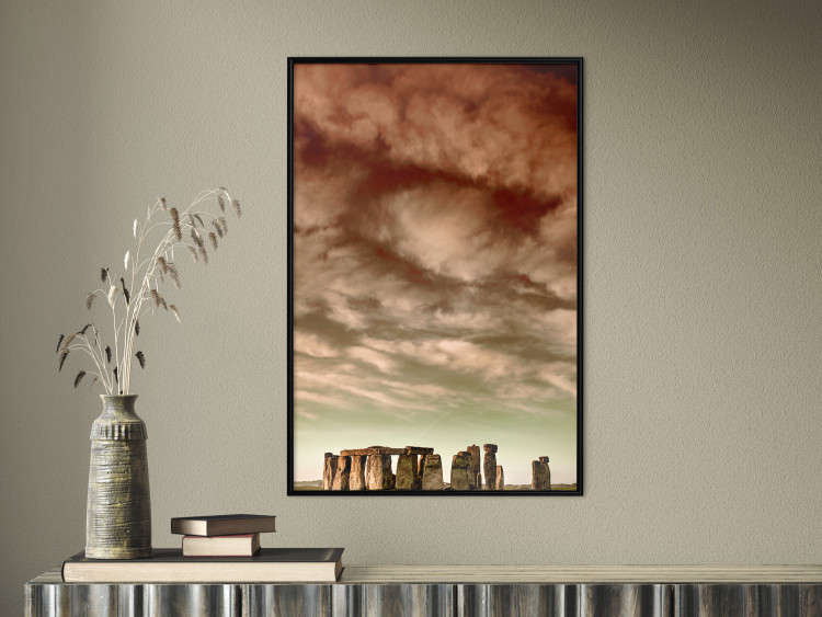 Wall Poster Clouds over Stonehenge - sky landscape with clouds over the stones 129724 additionalImage 6