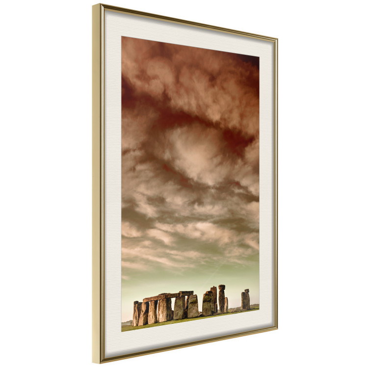Wall Poster Clouds over Stonehenge - sky landscape with clouds over the stones 129724 additionalImage 3