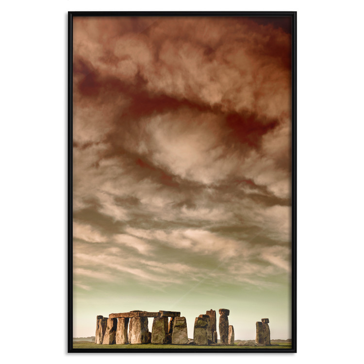 Wall Poster Clouds over Stonehenge - sky landscape with clouds over the stones 129724 additionalImage 18