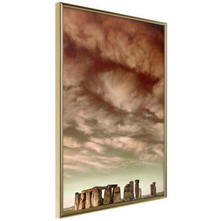 Wall Poster Clouds over Stonehenge - sky landscape with clouds over the stones 129724 additionalImage 12