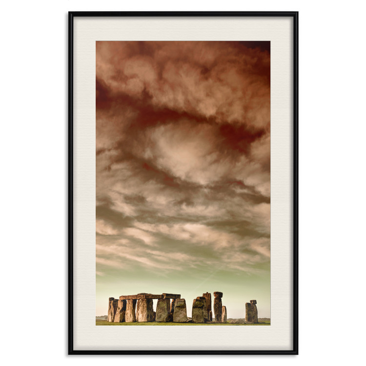 Wall Poster Clouds over Stonehenge - sky landscape with clouds over the stones 129724 additionalImage 19