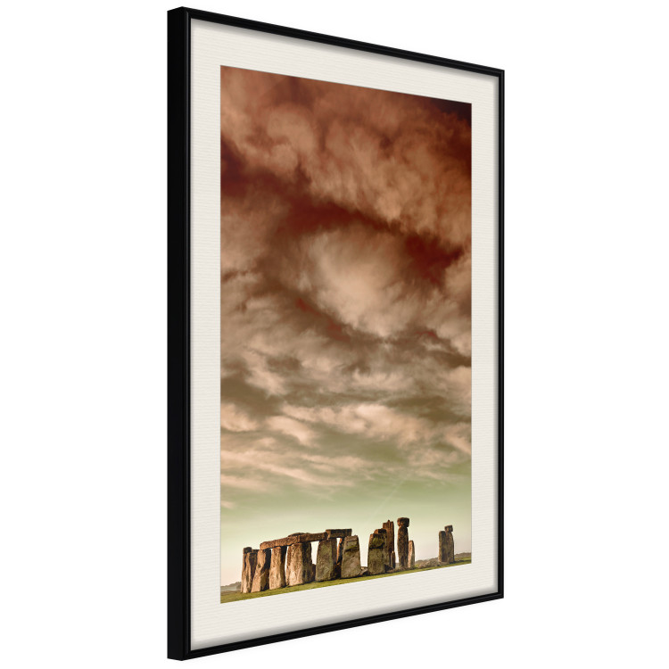 Wall Poster Clouds over Stonehenge - sky landscape with clouds over the stones 129724 additionalImage 2