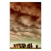 Wall Poster Clouds over Stonehenge - sky landscape with clouds over the stones 129724