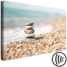 Canvas Art Print Summer Moment (1-piece) Wide - stone beach landscape against the sea 129824 additionalThumb 6