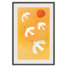 Poster Stork Games - four white flying animals against a yellow sky 135724 additionalThumb 3