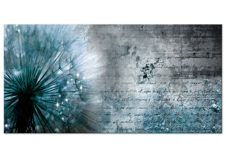 Large canvas print Blue Dandelion II [Large Format] 137624